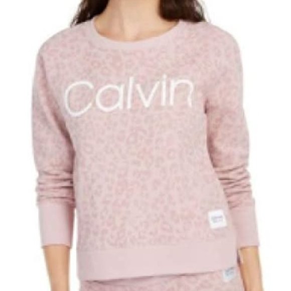 Calvin Klein Tops - Calvin Klein Performance Pullover Sweatshirt Animal Print Medium M